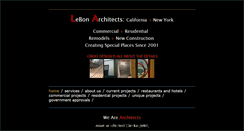 Desktop Screenshot of lebonarchitects.com